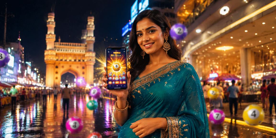 Hyderabad Charminar with lottery and betting scene